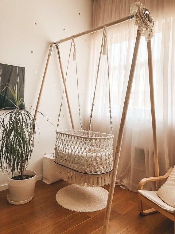 MACRAME BABY BASSINET